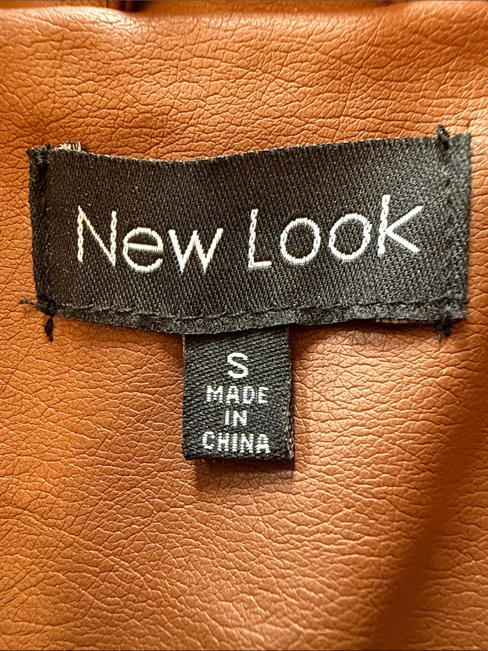 “NEW LOOK” POLYURETHANE.\RAYON\POLYESTER JACKET SIZS S - Picture 8 of 10